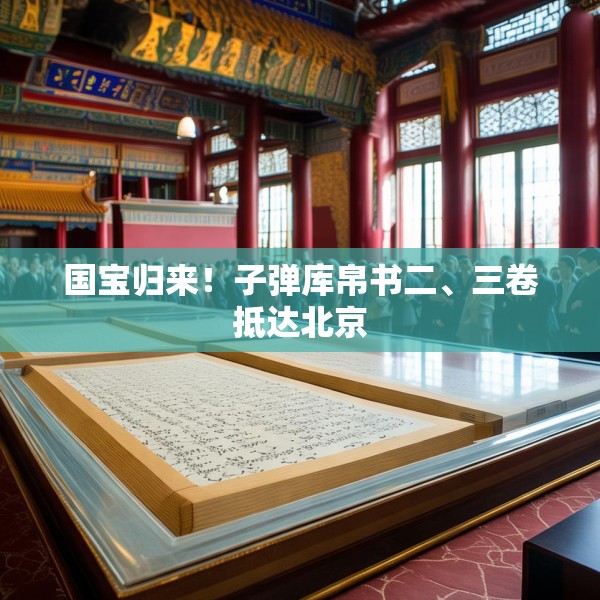 国宝归来！子弹库帛书二、三卷抵达北京