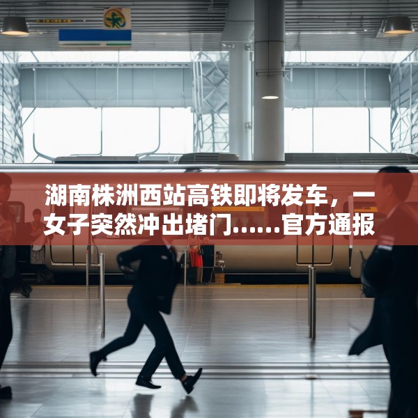 湖南株洲西站高铁即将发车，一女子突然冲出堵门……官方通报