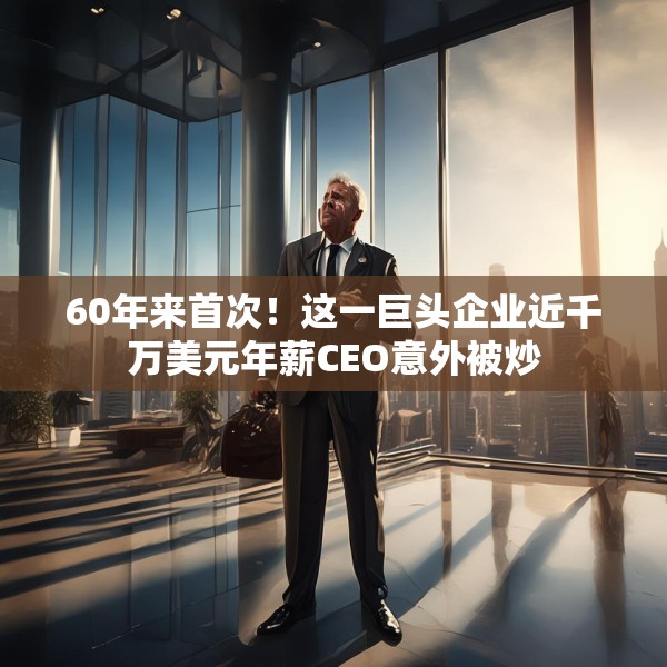 60年来首次！这一巨头企业近千万美元年薪CEO意外被炒