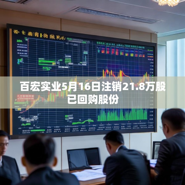 百宏实业5月16日注销21.8万股已回购股份