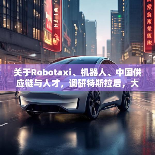 关于Robotaxi、机器人、中国供应链与人才，调研特斯拉后，大摩给出了十点观察