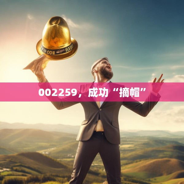 002259，成功“摘帽”