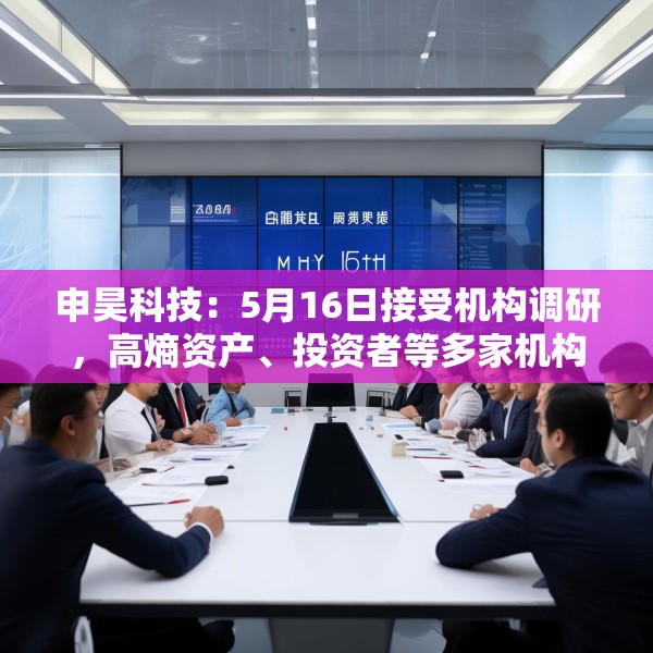 申昊科技：5月16日接受机构调研，高熵资产、投资者等多家机构参与