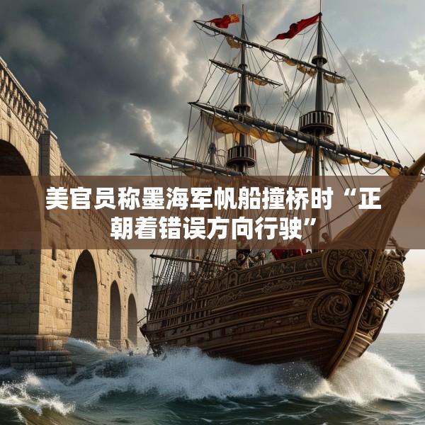 美官员称墨海军帆船撞桥时“正朝着错误方向行驶”