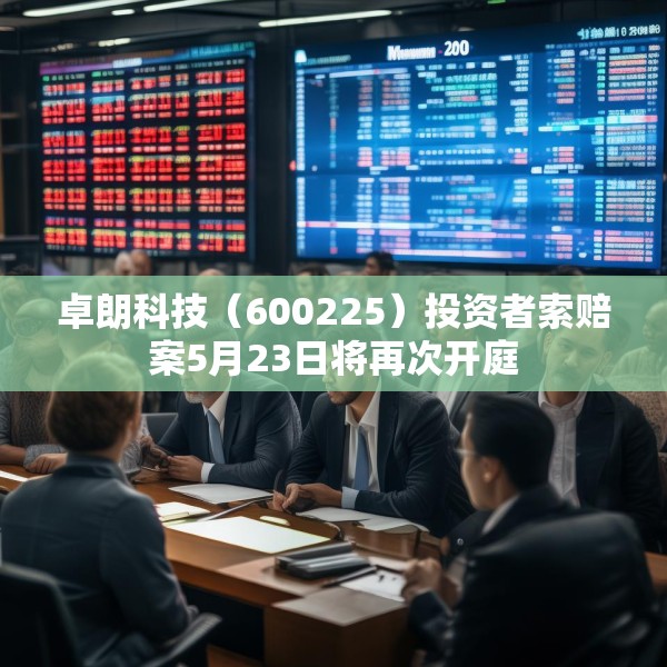 卓朗科技（600225）投资者索赔案5月23日将再次开庭