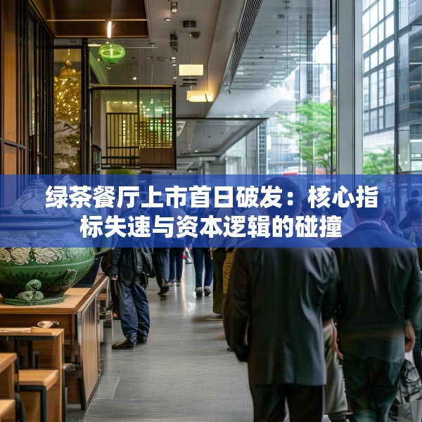绿茶餐厅上市首日破发：核心指标失速与资本逻辑的碰撞