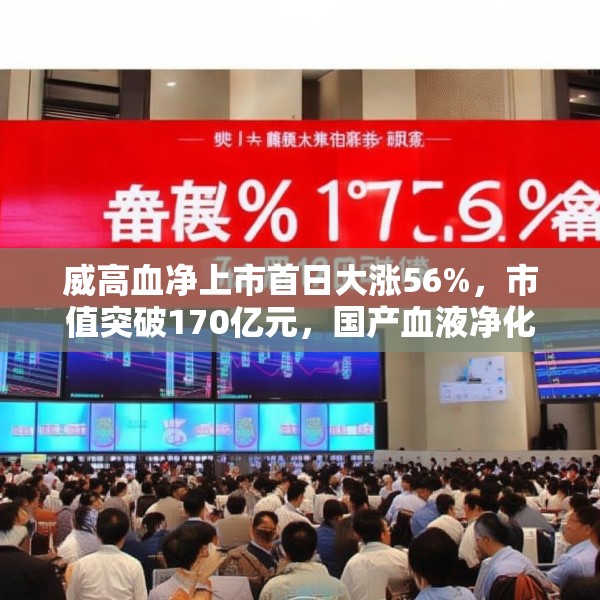 威高血净上市首日大涨56%，市值突破170亿元，国产血液净化龙头受热捧