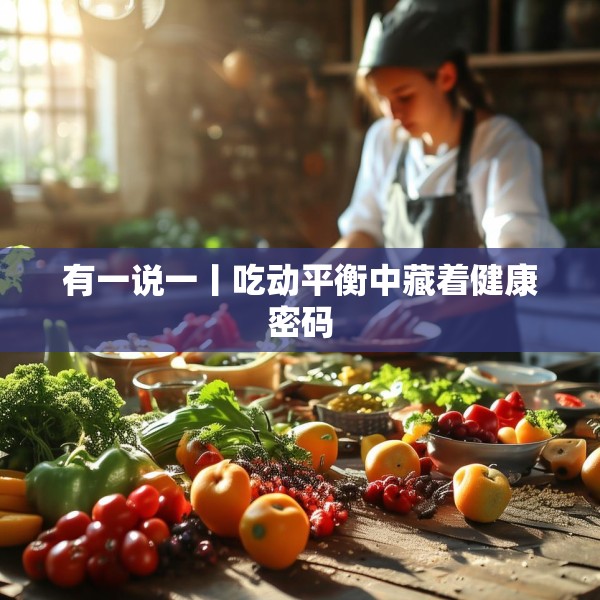有一说一丨吃动平衡中藏着健康密码
