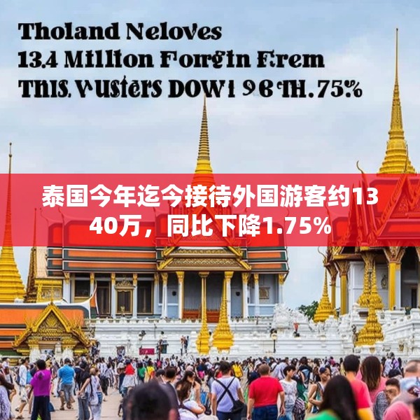 泰国今年迄今接待外国游客约1340万，同比下降1.75%