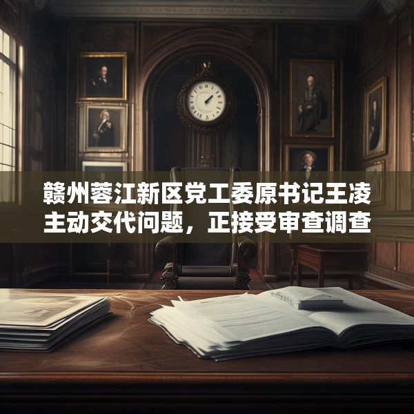 赣州蓉江新区党工委原书记王凌主动交代问题，正接受审查调查