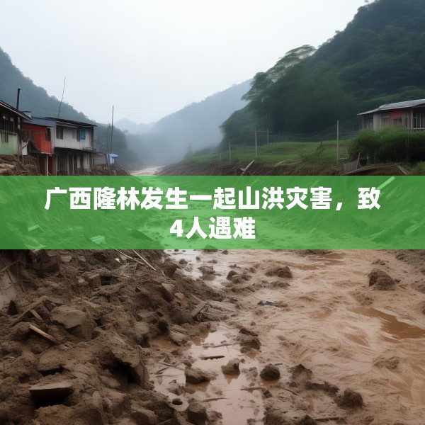 广西隆林发生一起山洪灾害，致4人遇难
