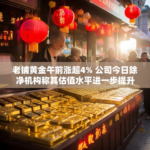 老铺黄金午前涨超4% 公司今日除净机构称其估值水平进一步提升