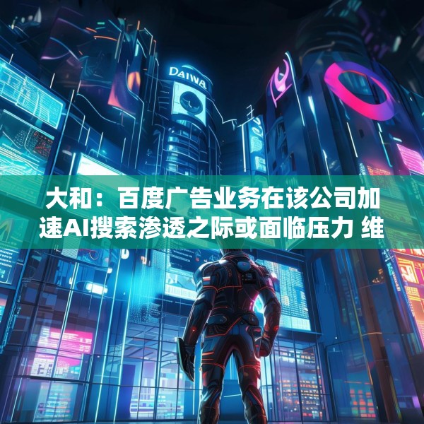 大和：百度广告业务在该公司加速AI搜索渗透之际或面临压力 维持强于大盘评级