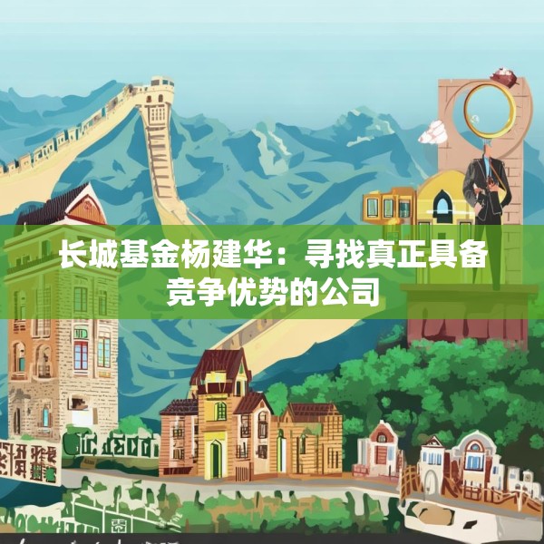 长城基金杨建华：寻找真正具备竞争优势的公司