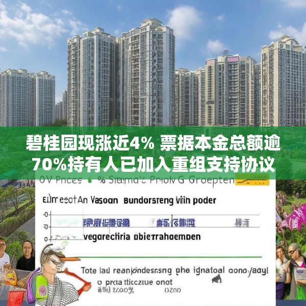碧桂园现涨近4% 票据本金总额逾70%持有人已加入重组支持协议