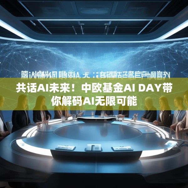 共话AI未来！中欧基金AI DAY带你解码AI无限可能