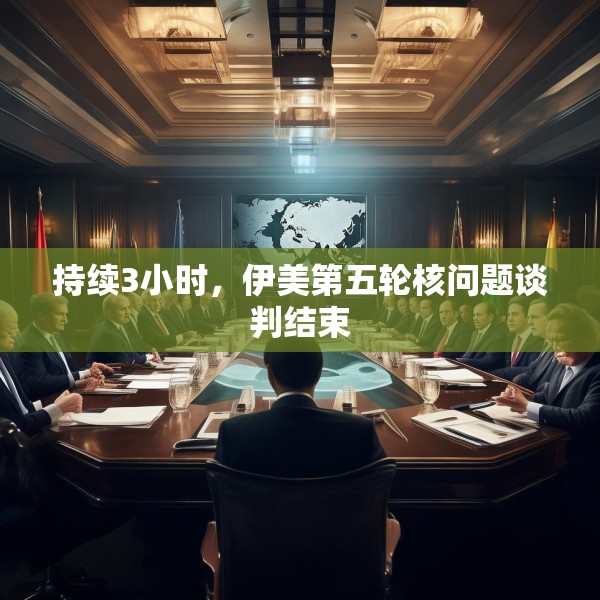 持续3小时，伊美第五轮核问题谈判结束