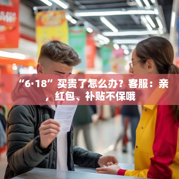 “6·18”买贵了怎么办？客服：亲，红包、补贴不保哦