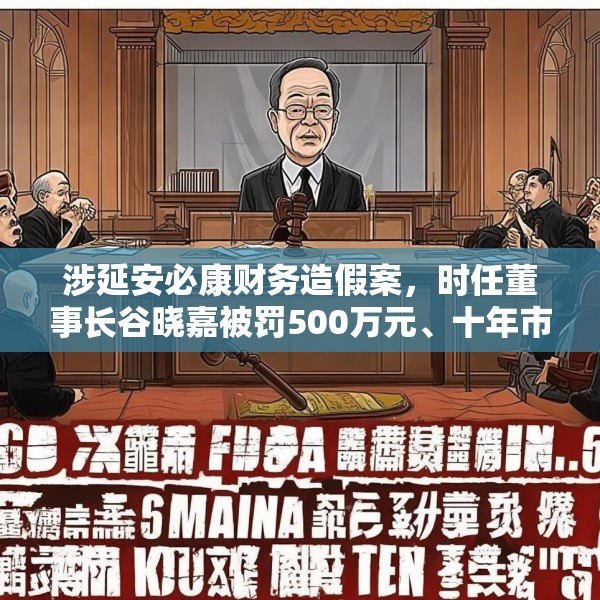 涉延安必康财务造假案，时任董事长谷晓嘉被罚500万元、十年市场禁入