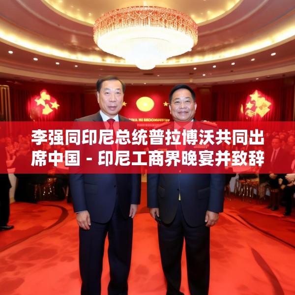 李强同印尼总统普拉博沃共同出席中国－印尼工商界晚宴并致辞