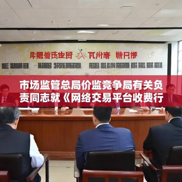 市场监管总局价监竞争局有关负责同志就《网络交易平台收费行为合规指南（征求意见稿）》答记者问