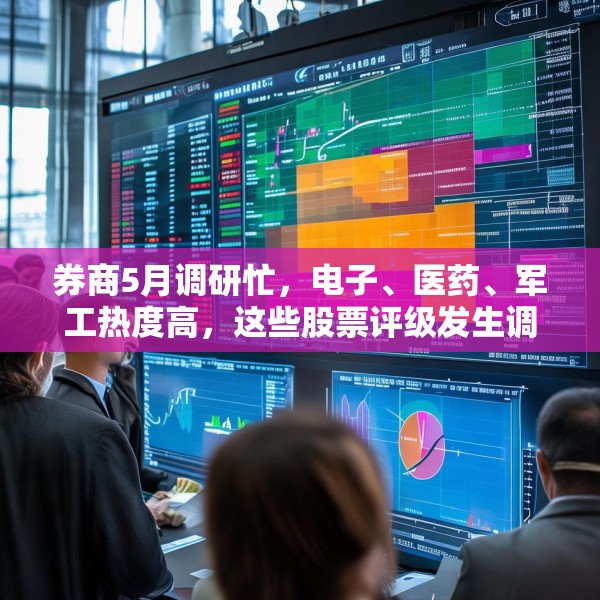 券商5月调研忙，电子、医药、军工热度高，这些股票评级发生调整