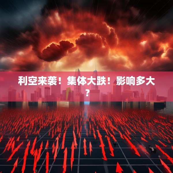 利空来袭！集体大跌！影响多大？