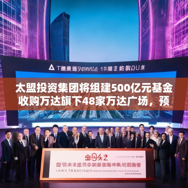 太盟投资集团将组建500亿元基金收购万达旗下48家万达广场，预计下半年交割