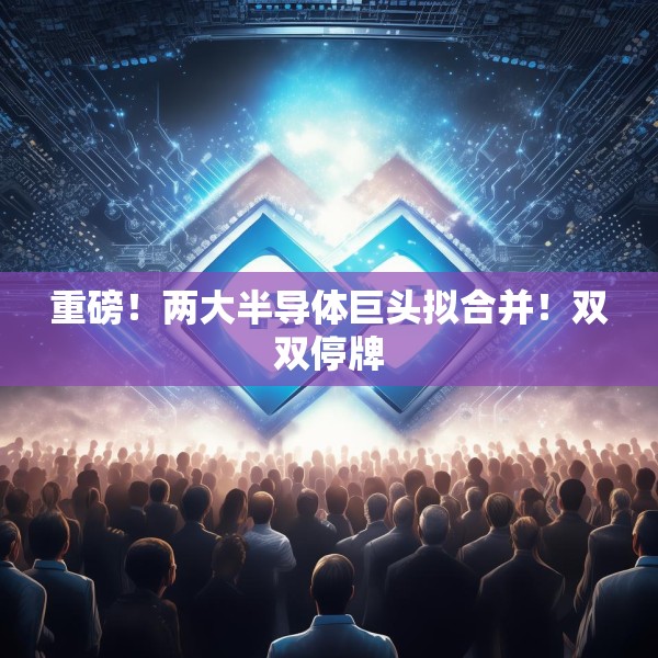 重磅！两大半导体巨头拟合并！双双停牌