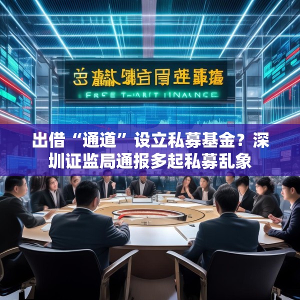 出借“通道”设立私募基金？深圳证监局通报多起私募乱象