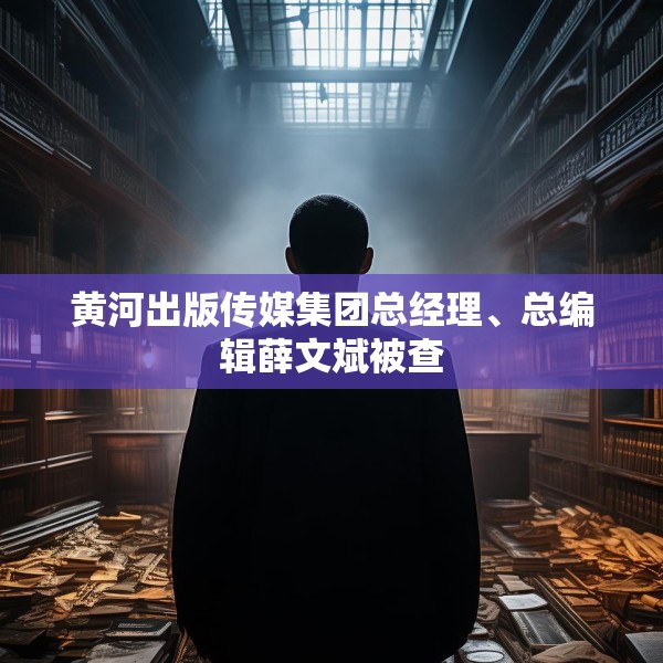 黄河出版传媒集团总经理、总编辑薛文斌被查
