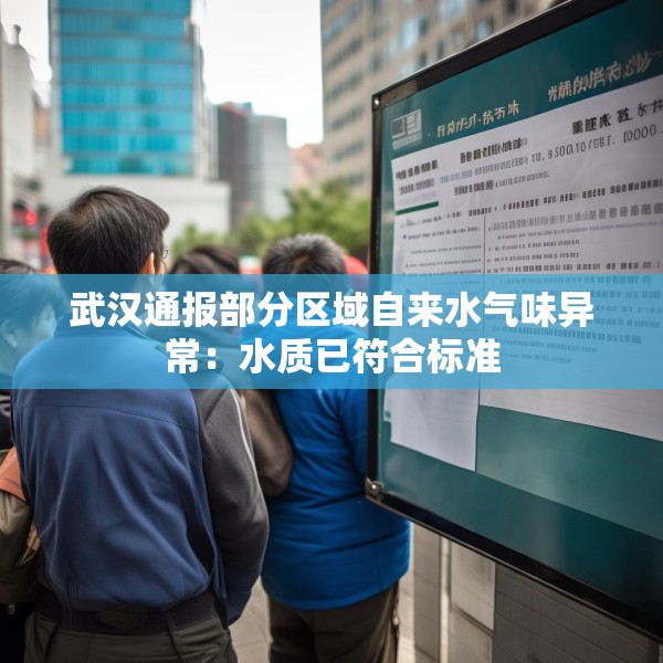 武汉通报部分区域自来水气味异常：水质已符合标准