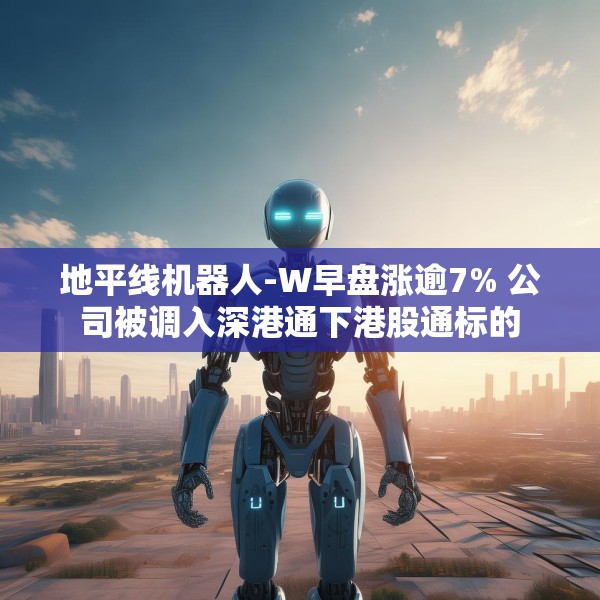 地平线机器人-W早盘涨逾7% 公司被调入深港通下港股通标的