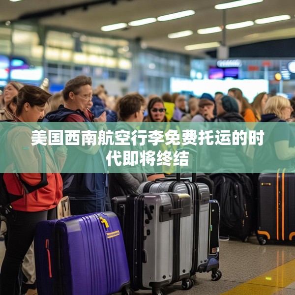 美国西南航空行李免费托运的时代即将终结