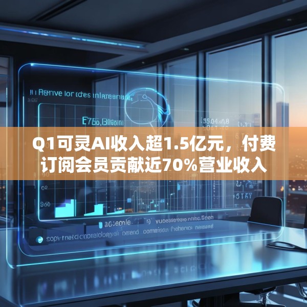 Q1可灵AI收入超1.5亿元，付费订阅会员贡献近70%营业收入