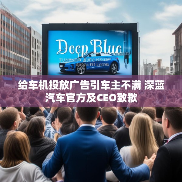 给车机投放广告引车主不满 深蓝汽车官方及CEO致歉