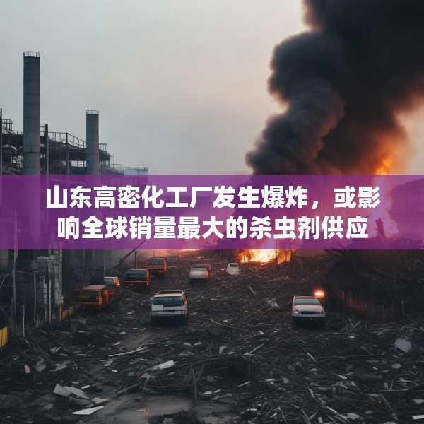山东高密化工厂发生爆炸，或影响全球销量最大的杀虫剂供应