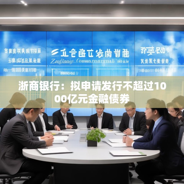 浙商银行：拟申请发行不超过1000亿元金融债券