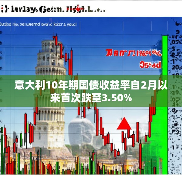意大利10年期国债收益率自2月以来首次跌至3.50%