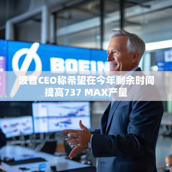 波音CEO称希望在今年剩余时间提高737 MAX产量
