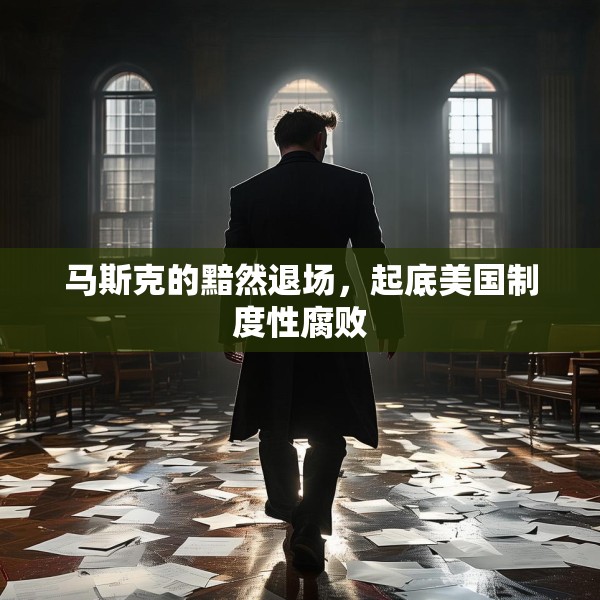 马斯克的黯然退场，起底美国制度性腐败