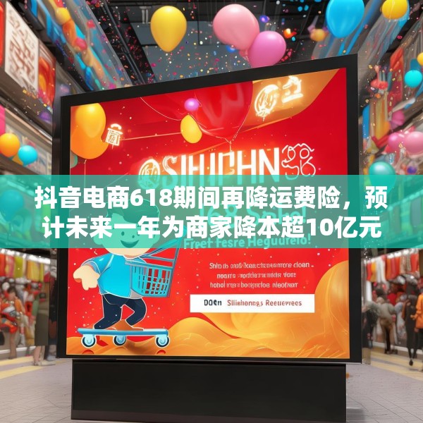 抖音电商618期间再降运费险，预计未来一年为商家降本超10亿元