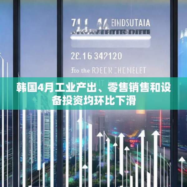 韩国4月工业产出、零售销售和设备投资均环比下滑