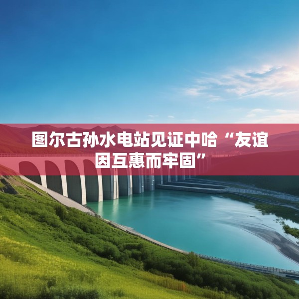 图尔古孙水电站见证中哈“友谊因互惠而牢固”