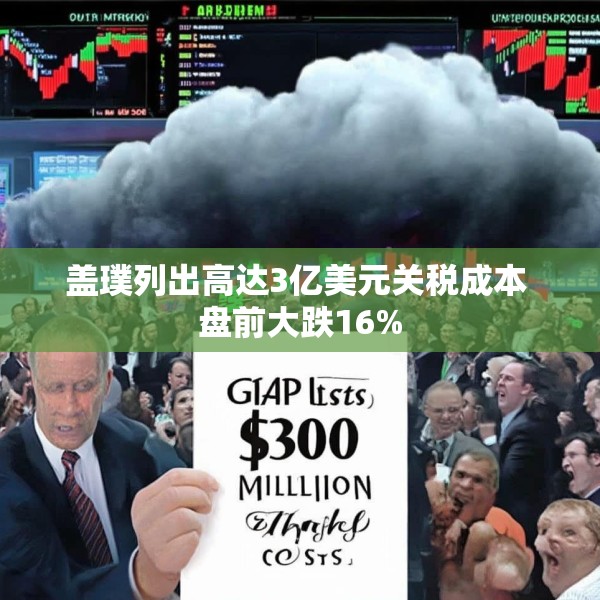 盖璞列出高达3亿美元关税成本 盘前大跌16%
