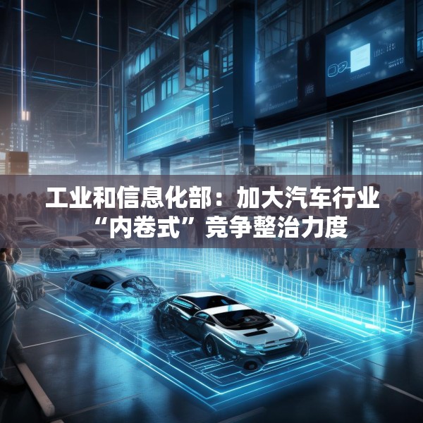 工业和信息化部：加大汽车行业“内卷式”竞争整治力度