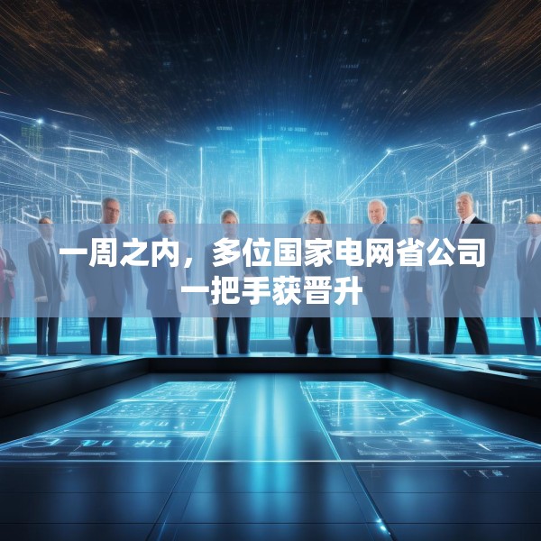一周之内，多位国家电网省公司一把手获晋升
