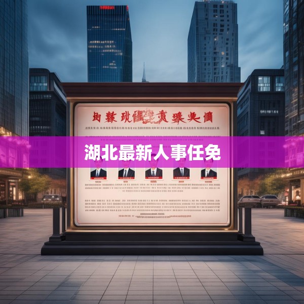 湖北最新人事任免