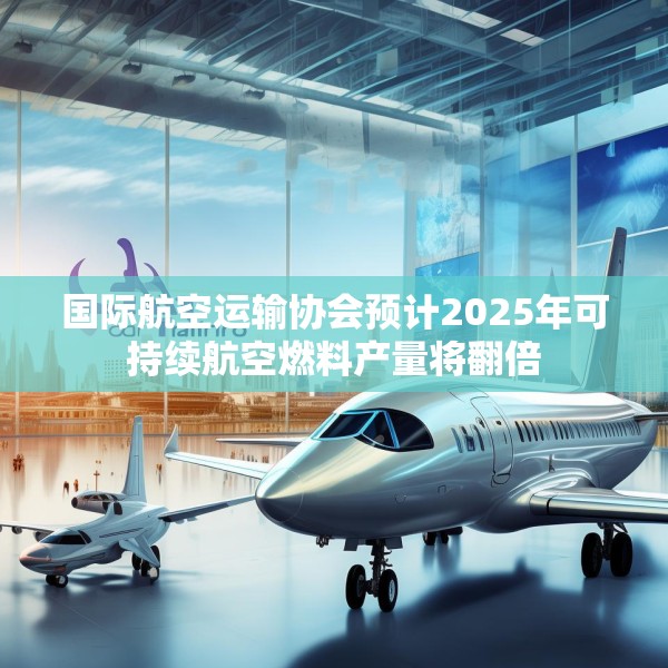 国际航空运输协会预计2025年可持续航空燃料产量将翻倍