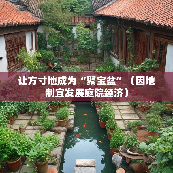 让方寸地成为“聚宝盆”（因地制宜发展庭院经济）